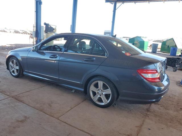 WDDGF8BB0BR166663 - 2011 MERCEDES-BENZ C 300 4MATIC GRAY photo 2