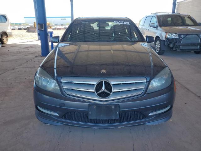 WDDGF8BB0BR166663 - 2011 MERCEDES-BENZ C 300 4MATIC GRAY photo 5