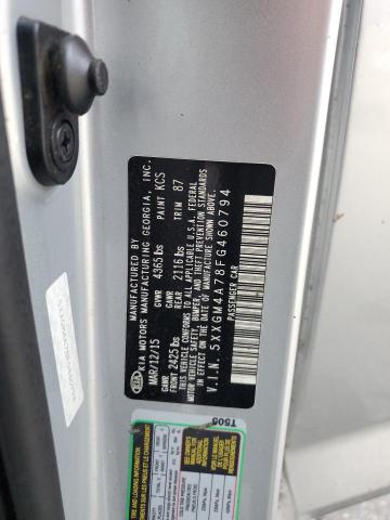 5XXGM4A78FG460794 - 2015 KIA OPTIMA LX SILVER photo 13