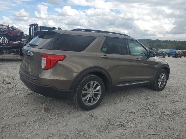 1FMSK8DH8MGA60036 - 2021 FORD EXPLORER XLT თაფლისფერი ფოტო 3