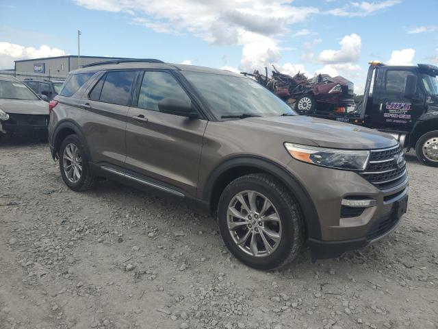1FMSK8DH8MGA60036 - 2021 FORD EXPLORER XLT თაფლისფერი ფოტო 4