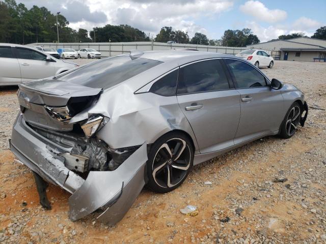 1HGCV1F36KA125718 - 2019 HONDA ACCORD SPORT Srebrny zdjęcie 3