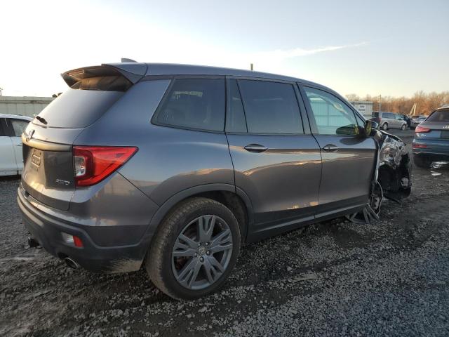 5FNYF8H58KB017231 - 2019 HONDA PASSPORT EXL GRAY photo 3