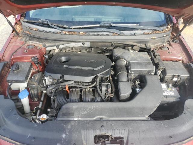 5NPE24AFXFH124489 - 2015 HYUNDAI SONATA SE RED photo 11