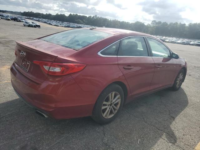 5NPE24AFXFH124489 - 2015 HYUNDAI SONATA SE RED photo 3