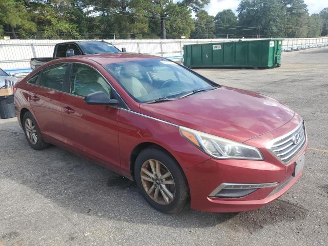 5NPE24AFXFH124489 - 2015 HYUNDAI SONATA SE RED photo 4