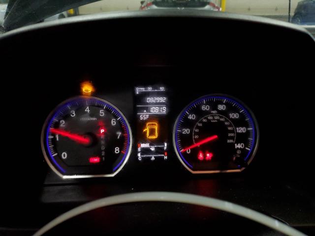 5J6RE48568L001156 - 2008 HONDA CR-V EX BLACK photo 9