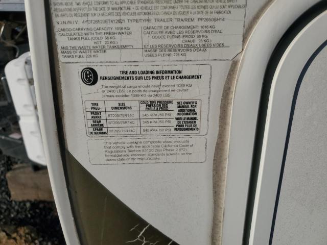 4YDT26529ET412621 - 2014 KEYSTONE PASSPORT 白色 照片 8