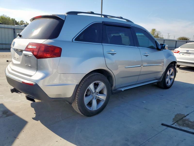 2HNYD2H40BH530617 - 2011 ACURA MDX TECHNOLOGY Srebrny zdjęcie 3