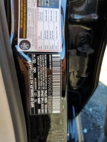 WDDHF8JB1EB005063 - 2014 MERCEDES-BENZ E 350 4MATIC BLACK photo 12