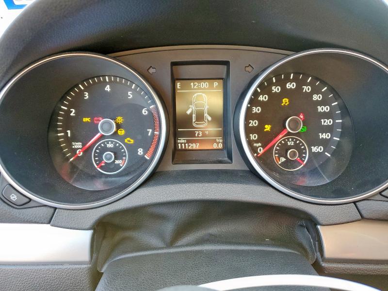 WVWDB7AJXCW173747 - 2012 VOLKSWAGEN GOLF ნაცრისფერი ფოტო 9