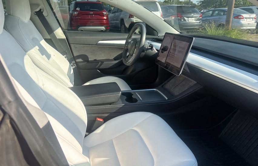 5YJ3E1EB5NF155330 - 2022 TESLA MODEL 3 灰色 照片 5