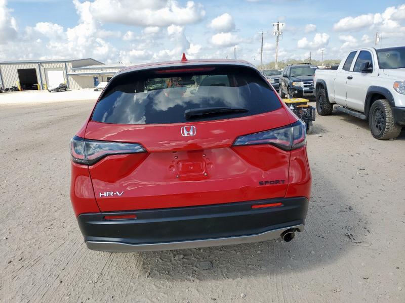 3CZRZ1H52PM732974 - 2023 HONDA HR-V SPORT RED photo 6