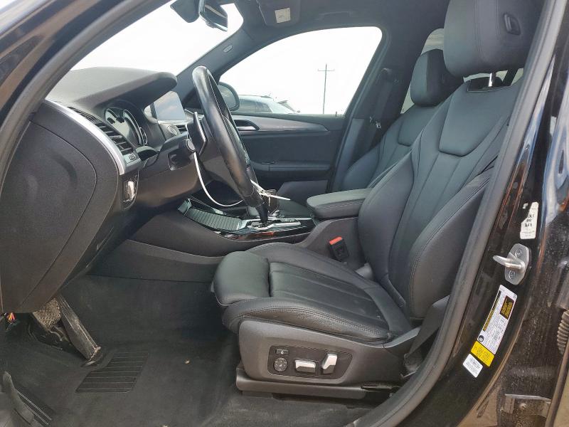 5UXTY3C02M9H99673 - 2021 BMW X3 SDRIVE30I BLACK photo 7