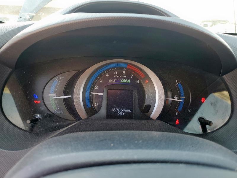 JHMZE2H79AS027966 - 2010 HONDA INSIGHT EX GRAY photo 9