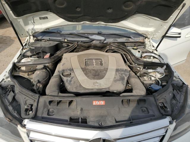 WDDGF8BB4CR192393 - 2012 MERCEDES-BENZ C 300 4MATIC WHITE photo 11