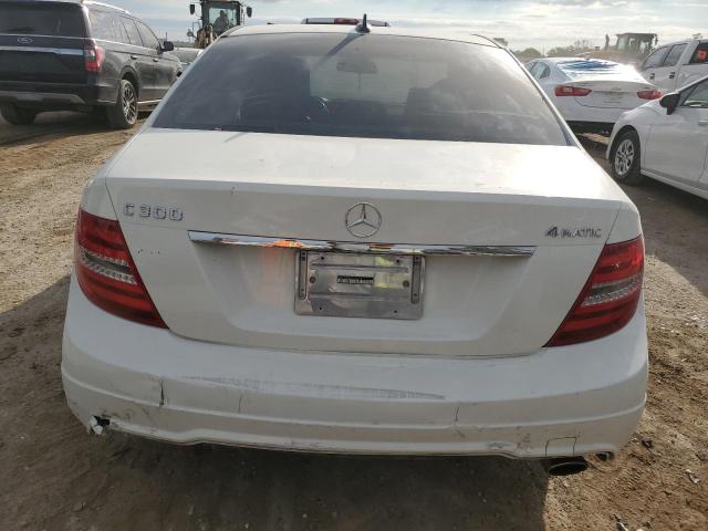 WDDGF8BB4CR192393 - 2012 MERCEDES-BENZ C 300 4MATIC WHITE photo 6