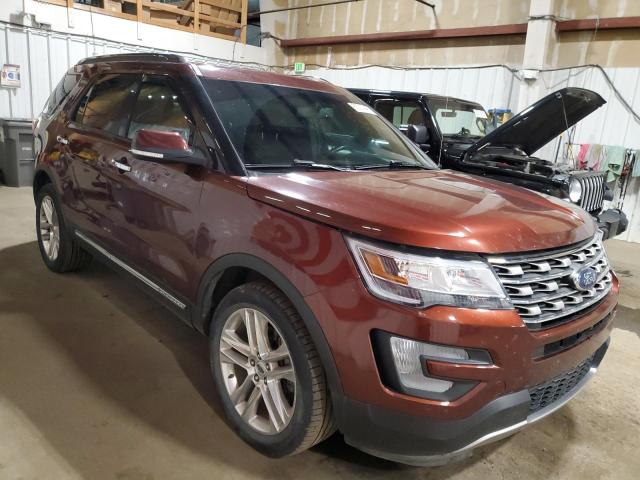 1FM5K8FH3GGA70150 - 2016 FORD EXPLORER LIMITED BROWN photo 4
