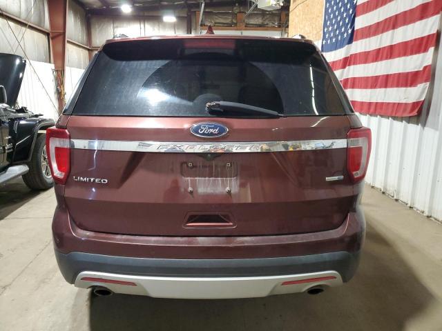 1FM5K8FH3GGA70150 - 2016 FORD EXPLORER LIMITED BROWN photo 6
