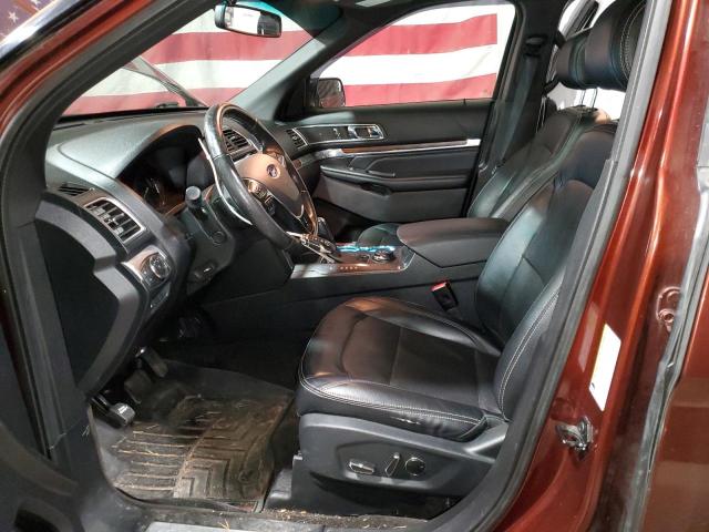 1FM5K8FH3GGA70150 - 2016 FORD EXPLORER LIMITED BROWN photo 7
