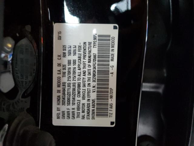 3CZRM3H34FG705667 - 2015 HONDA CR-V LX Qara foto 12