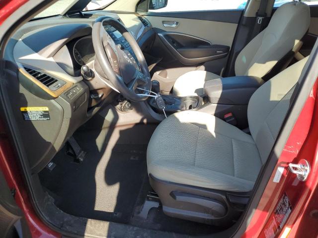 5XYZT3LB6GG310851 - 2016 HYUNDAI SANTA FE S MAROON photo 7
