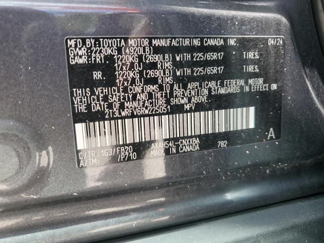 2T3LWRFV6RW225051 - 2024 TOYOTA RAV4 LE GRAY photo 13