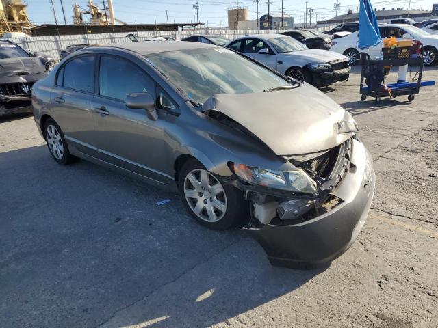 JHMFA16547S006980 - 2007 HONDA CIVIC LX ნაცრისფერი ფოტო 4