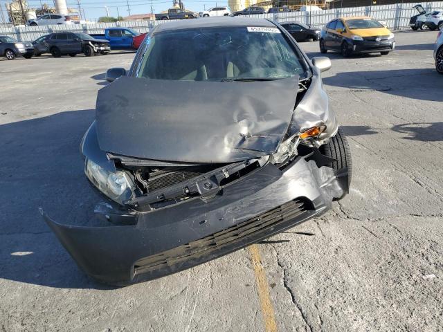 JHMFA16547S006980 - 2007 HONDA CIVIC LX ნაცრისფერი ფოტო 5