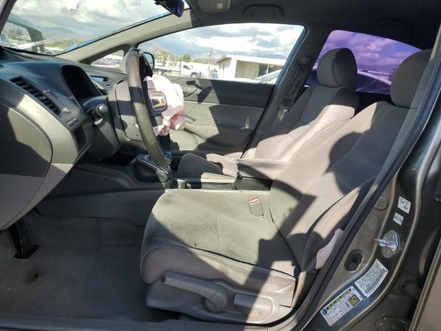 JHMFA16547S006980 - 2007 HONDA CIVIC LX ნაცრისფერი ფოტო 7