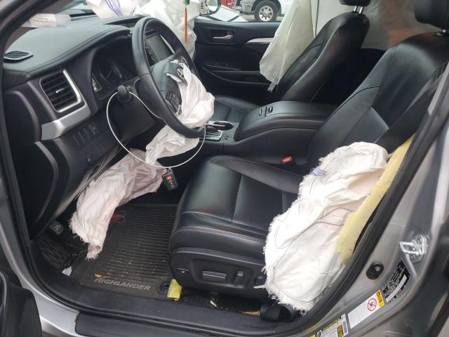 5TDJKRFH4GS285759 - 2016 TOYOTA HIGHLANDER XLE SILVER photo 7