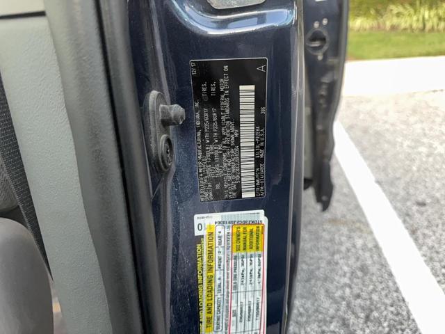 5TDKZ3DC2JS910364 - 2018 TOYOTA SIENNA LE ლურჯი ფოტო 10