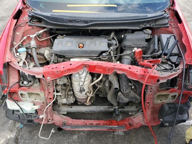 2HGFG3B59CH534003 - 2012 HONDA CIVIC LX RED photo 11