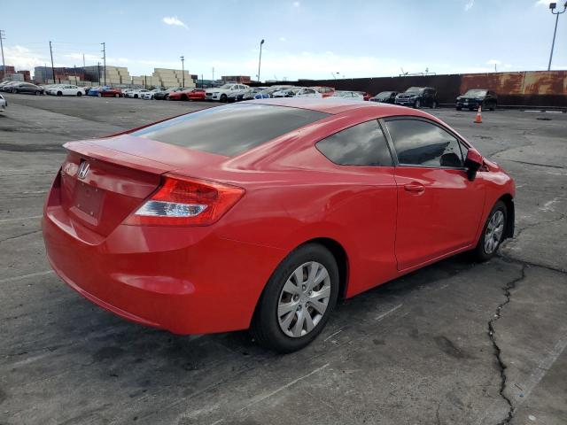 2HGFG3B59CH534003 - 2012 HONDA CIVIC LX RED photo 3