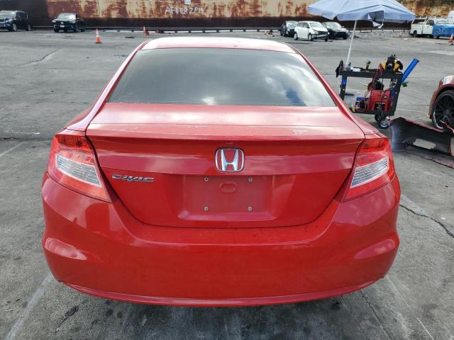 2HGFG3B59CH534003 - 2012 HONDA CIVIC LX RED photo 6