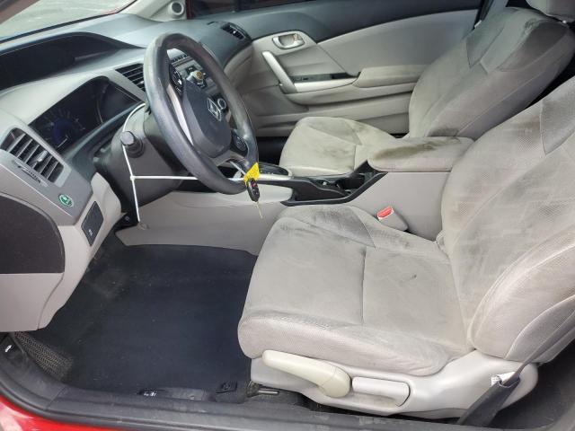 2HGFG3B59CH534003 - 2012 HONDA CIVIC LX RED photo 7