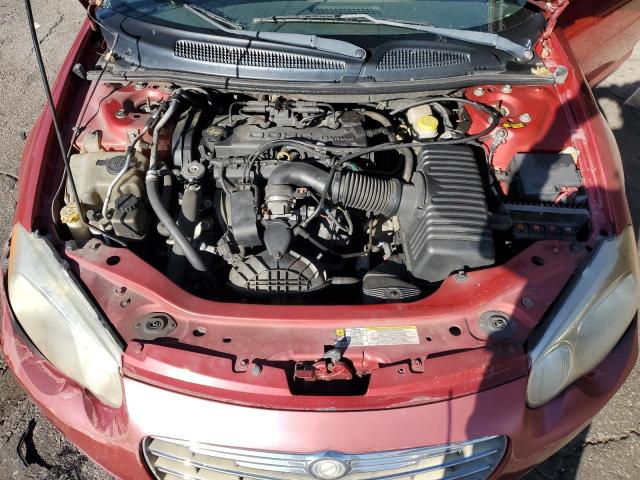 1C3EL46X86N231348 - 2006 CHRYSLER SEBRING ბურგუნდია ფოტო 11