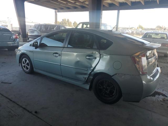 JTDKN3DU3F1890635 - 2015 TOYOTA PRIUS TURQUOISE photo 2