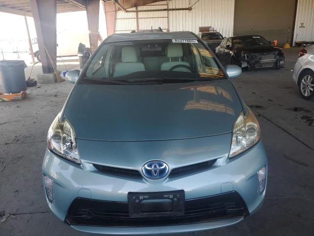 JTDKN3DU3F1890635 - 2015 TOYOTA PRIUS TURQUOISE photo 5