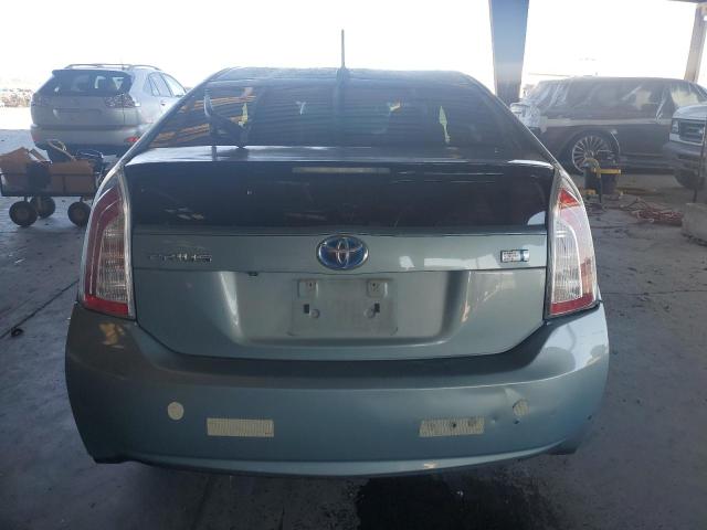 JTDKN3DU3F1890635 - 2015 TOYOTA PRIUS TURQUOISE photo 6
