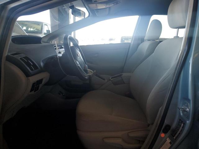 JTDKN3DU3F1890635 - 2015 TOYOTA PRIUS TURQUOISE photo 7