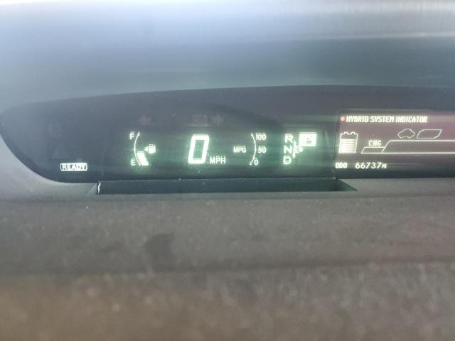 JTDKN3DU3F1890635 - 2015 TOYOTA PRIUS TURQUOISE photo 9