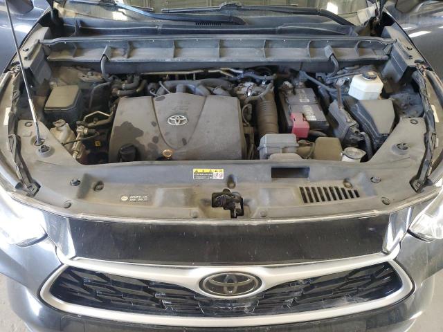 5TDGZRBH1LS509432 - 2020 TOYOTA HIGHLANDER XLE أسود صورة 12