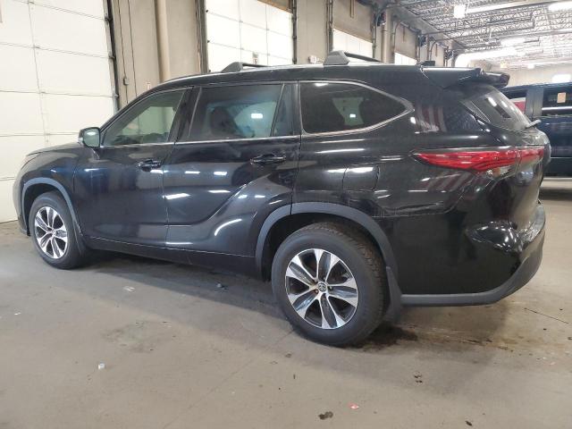 5TDGZRBH1LS509432 - 2020 TOYOTA HIGHLANDER XLE أسود صورة 2