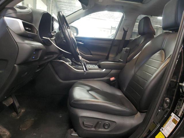 5TDGZRBH1LS509432 - 2020 TOYOTA HIGHLANDER XLE أسود صورة 7