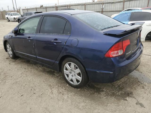 1HGFA16578L072163 - 2008 HONDA CIVIC LX 蓝色 照片 2