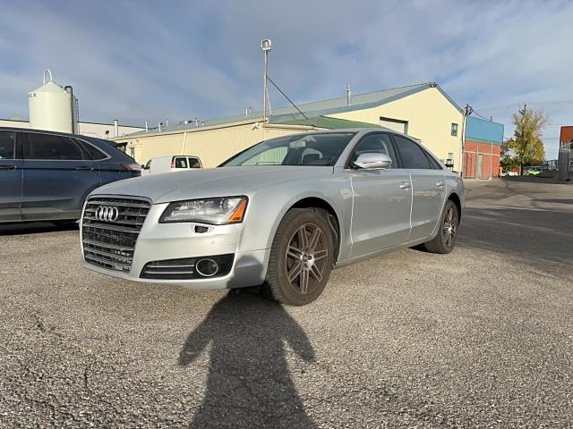 WAUCVAFD8BN020904 - 2011 AUDI A8 QUATTRO SILVER photo 2
