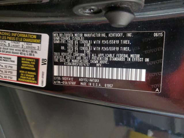 4T3BA3BB5FU074797 - 2015 TOYOTA VENZA LE ლურჯი ფოტო 13