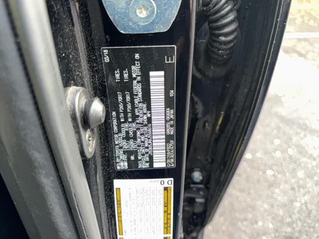 JTEBU5JR6J5568616 - 2018 TOYOTA 4RUNNER SR5/SR5 PREMIUM 黑色 照片 10