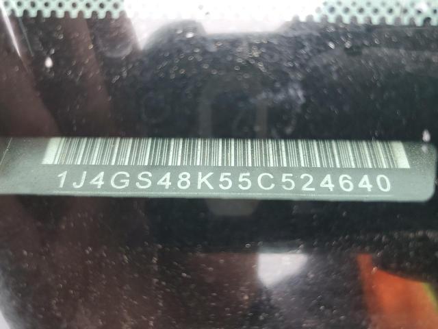 1J4GS48K55C524640 - 2005 JEEP GRAND CHER LAREDO Қара фото 14